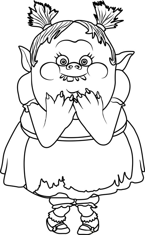 Trolls Printable Coloring Pages
 Pin by Coloring Fun on Trolls