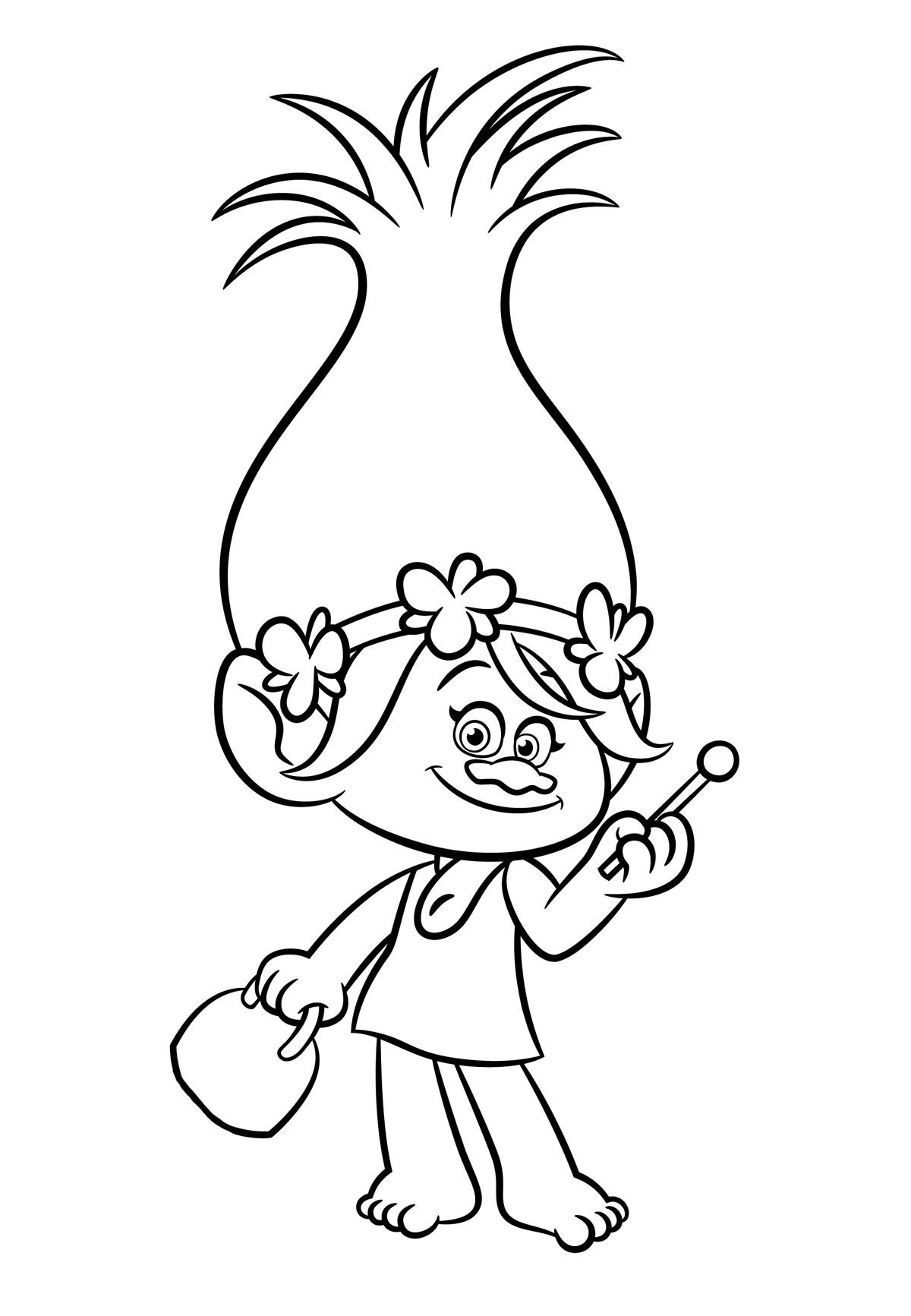 Trolls Printable Coloring Pages
 Trolls can be huge or tiny and they do not like the light