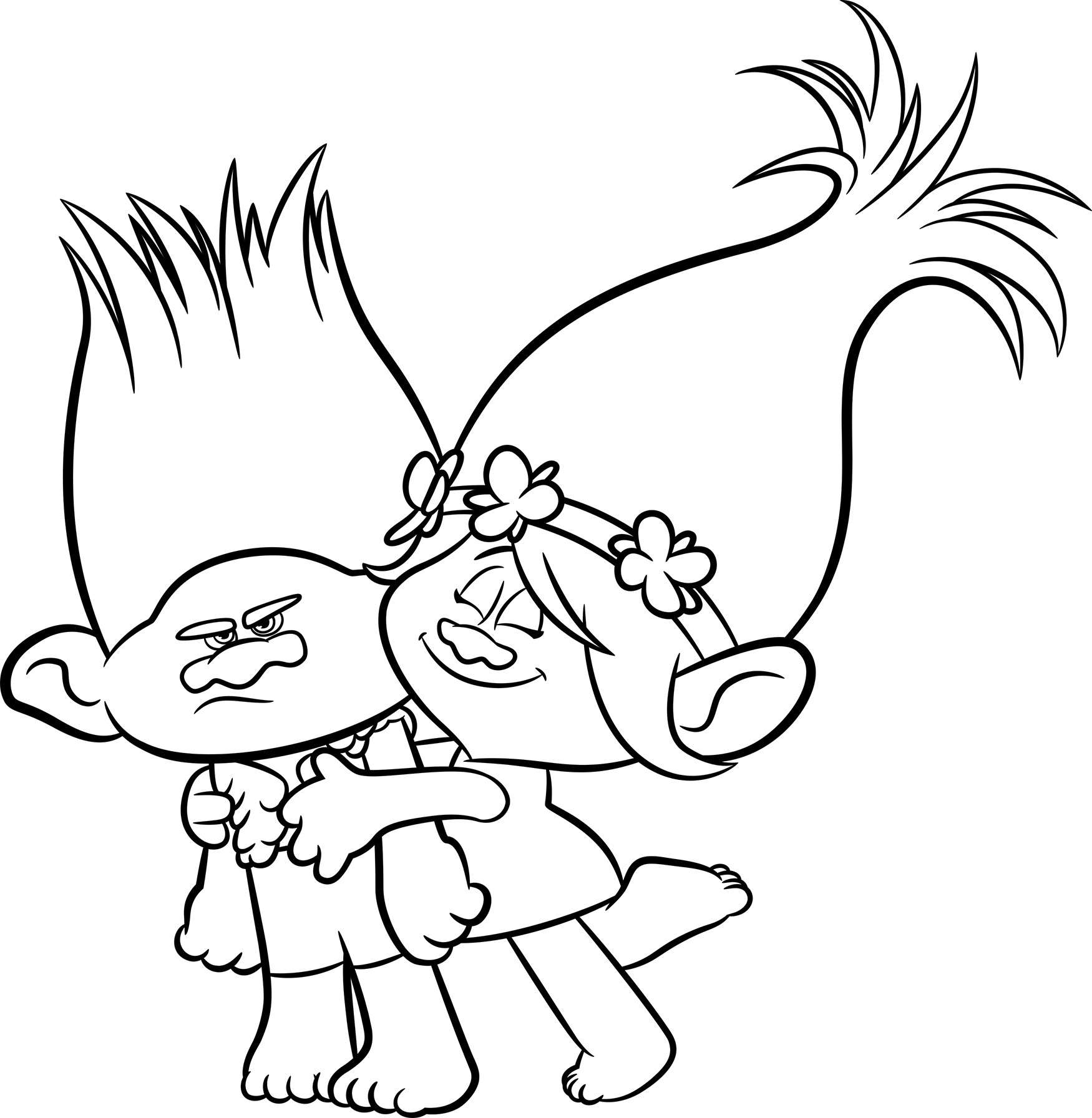 Trolls Printable Coloring Pages
 WSS Family Trolls Review and Free Printables Woman of