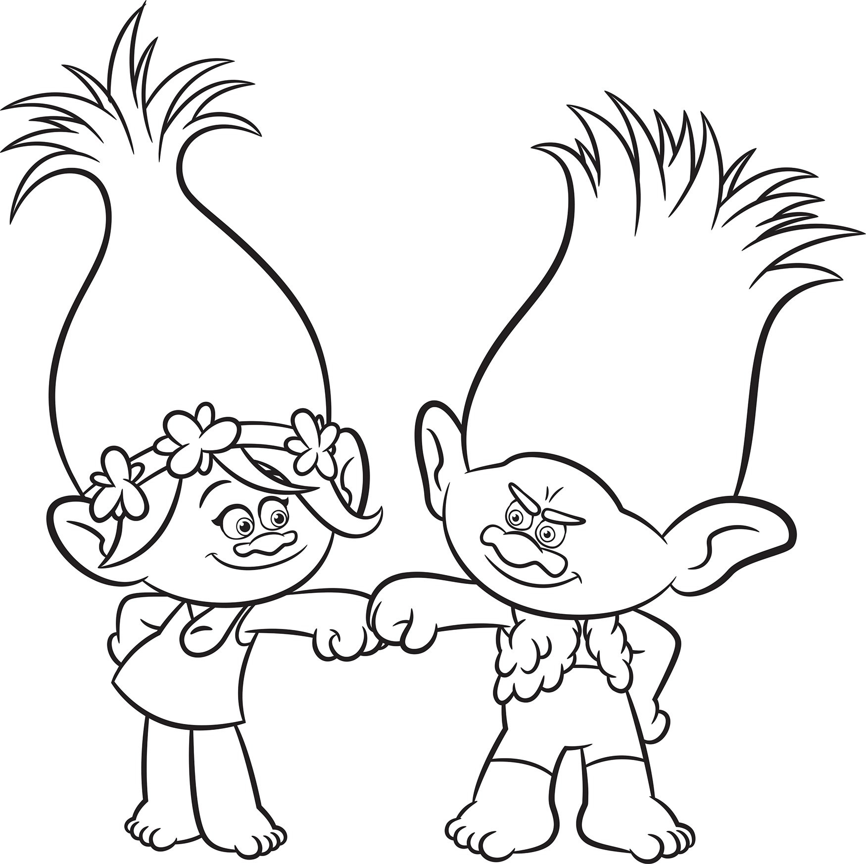 Trolls Printable Coloring Pages
 Trolls Movie Coloring Pages Best Coloring Pages For Kids