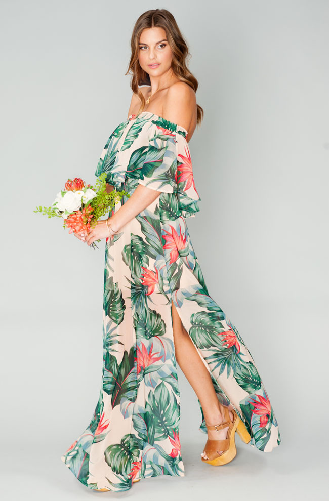 Tropical Wedding Dresses
 The New Show Me Your Mumu Bridesmaid Dress Collection