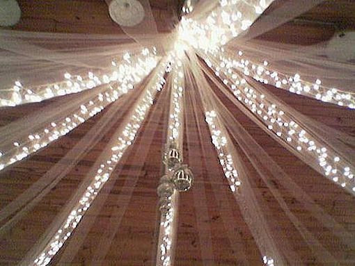 Tulle And Lights Wedding Decor
 tulle wedding decorations lights Carnival