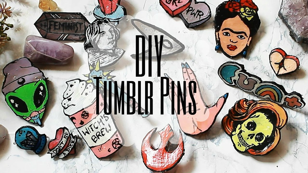 Tumblr Pins
 DIY Tumblr Pins