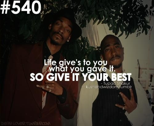 Tupac Inspirational Quote
 Best Tupac Quotes About Life QuotesGram