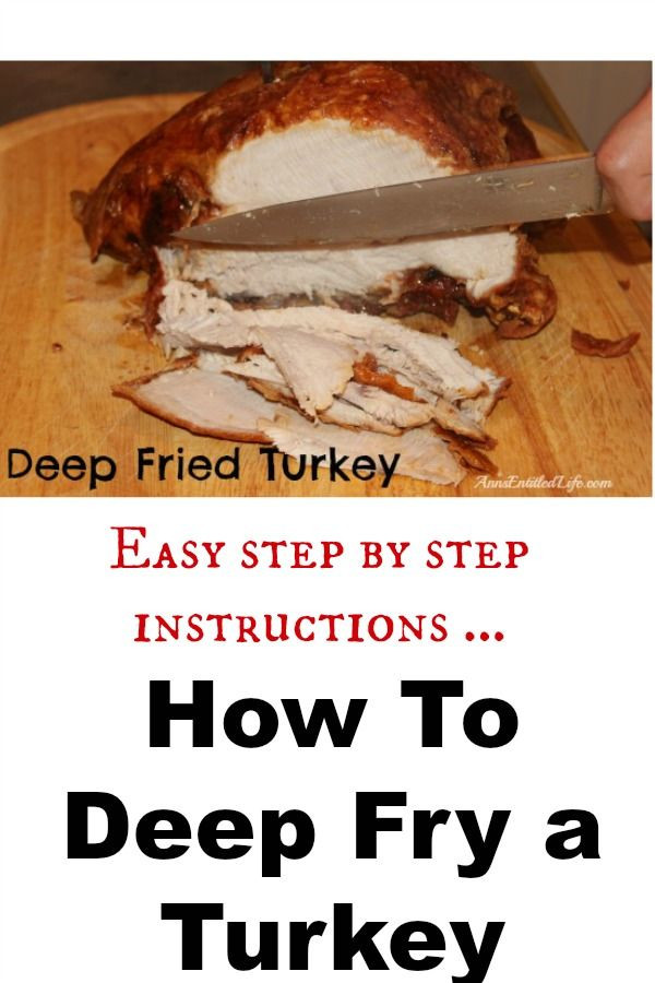 Turkey Brine Recipe For Frying
 How To Deep Fry a Turkey Simple step by step instructions
