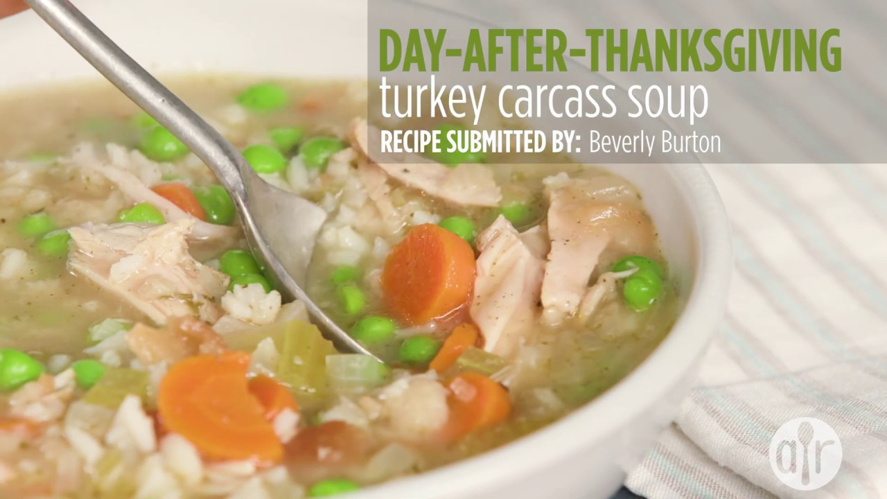 Turkey Carcas Soup Recipe
 How to Make Day After Thanksgiving Turkey Carcass Soup