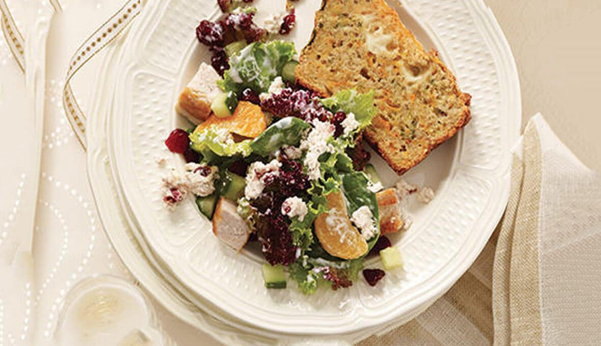 Turkey Cranberry Salad
 Turkey & Cranberry Salad Recipe
