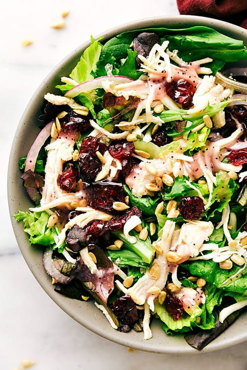 Turkey Cranberry Salad
 50 Thanksgiving Leftovers Recipes • FIVEheartHOME