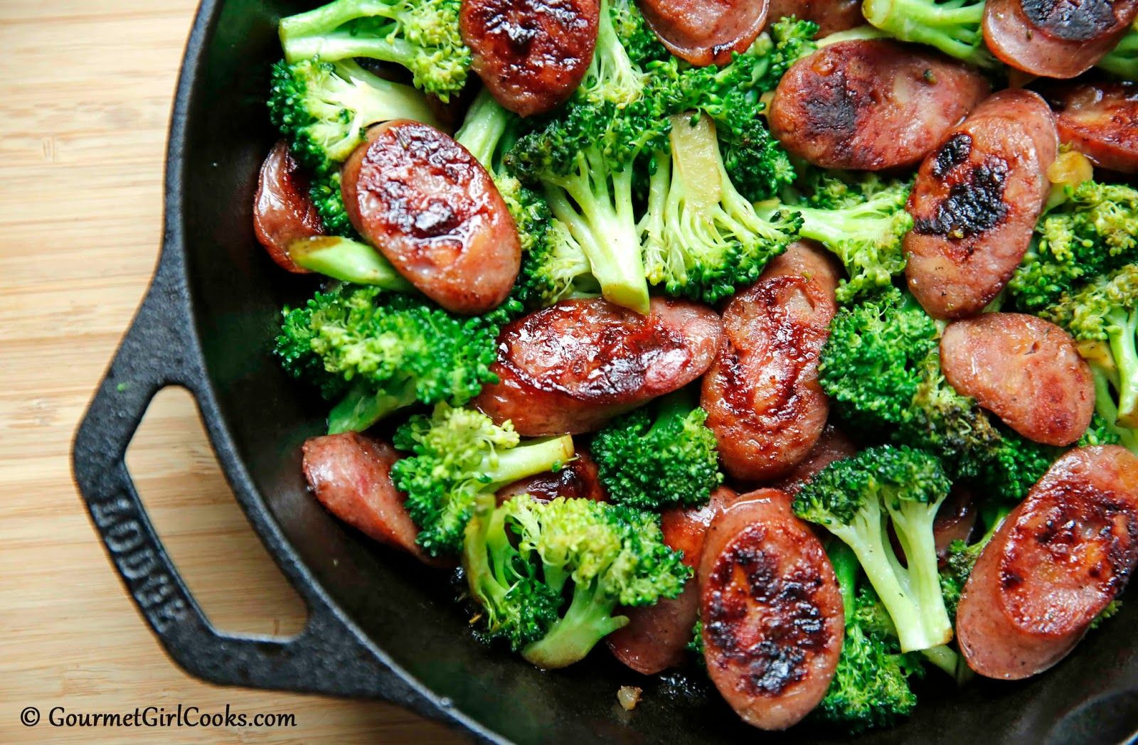 Turkey Sausage Recipes Low Carb
 Gourmet Girl Cooks Sausage & Broccoli Quick Easy Low