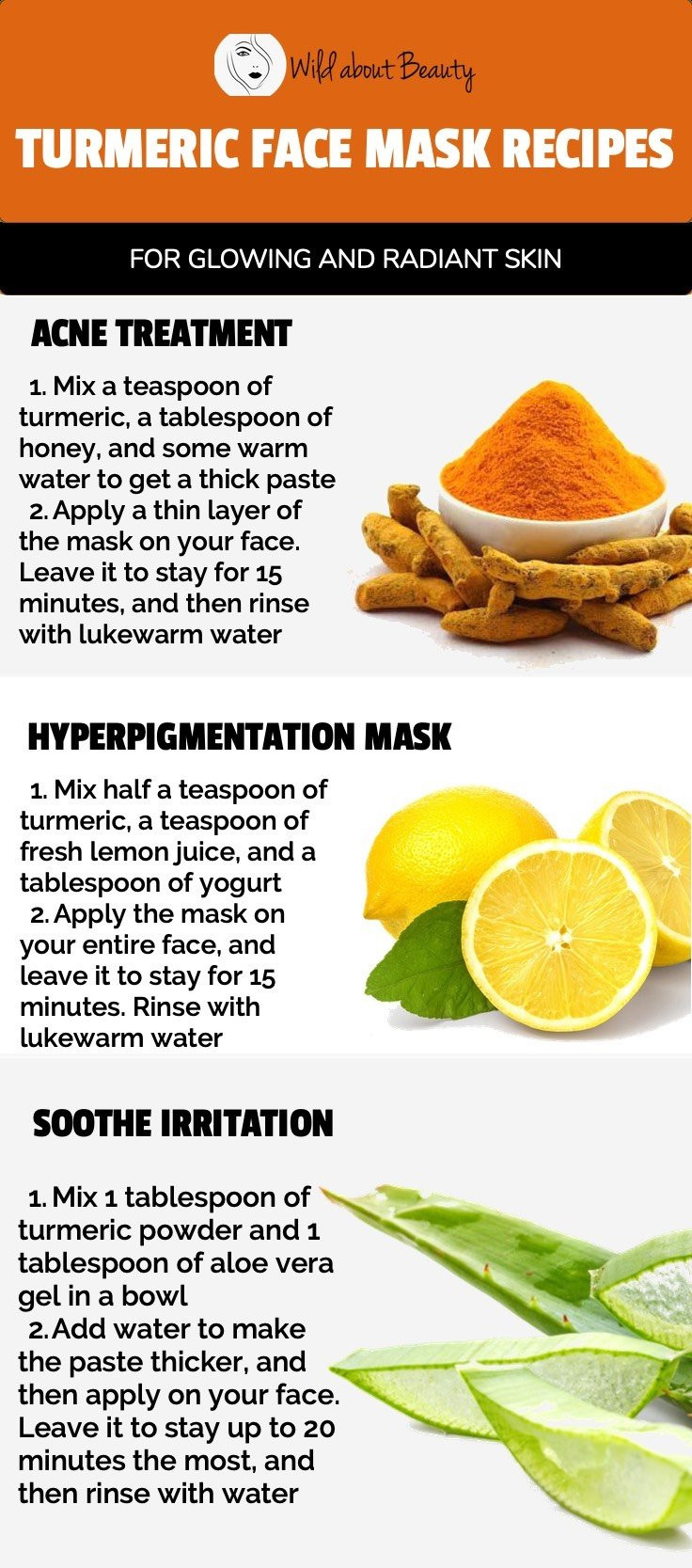 Turmeric Mask DIY
 Try These Turmeric Face Mask Recipes For Glowing and