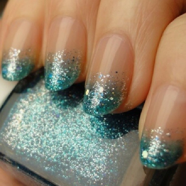 Turquoise Glitter Nails
 Glitter Turquoise Nails s and for