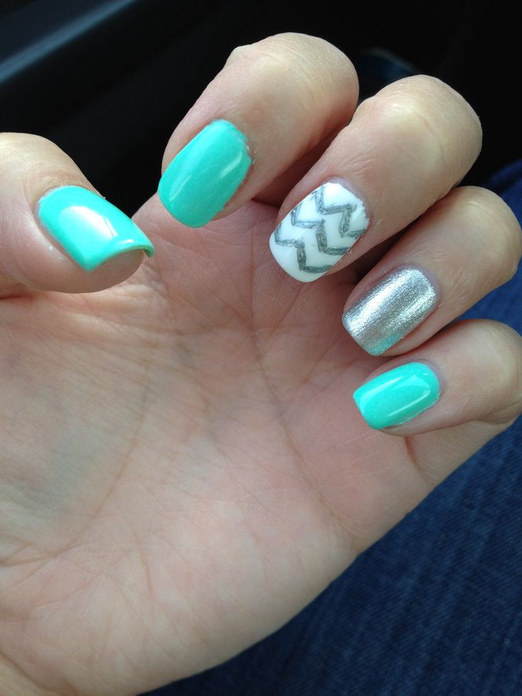 Turquoise Nail Ideas
 Turquoise Nails Nail Designs Pretty Polishes