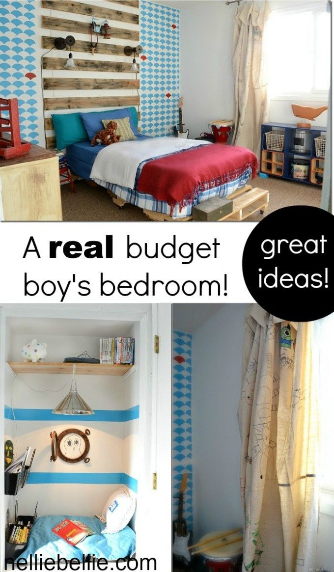 Tween Boy Bedroom Ideas On A Budget
 17 Best images about Kids Room Decor on Pinterest