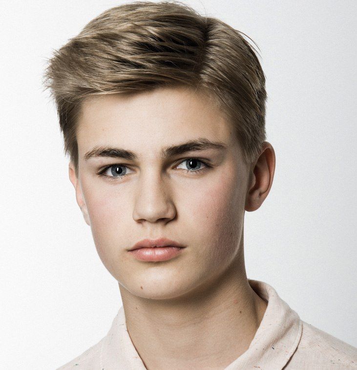 Tween Boy Haircuts
 Long Bangs & Layered Haircut for Teenage Boys