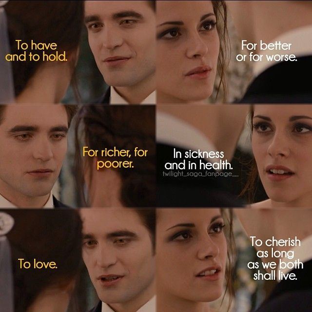 Twilight Wedding Vows
 1371 best images about Breaking Dawn Part 1 on Pinterest
