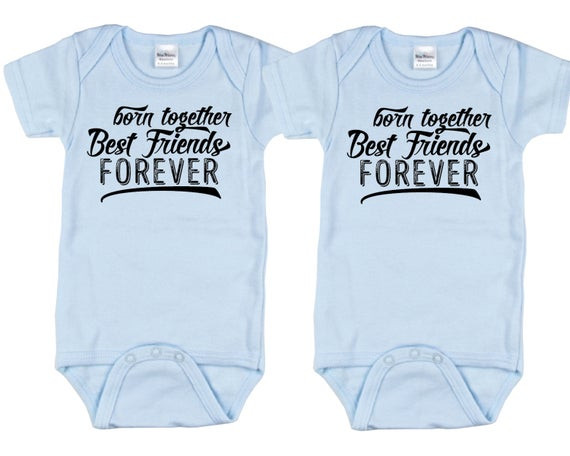 Twin Baby Boy Gift Ideas
 Cute Baby t for twin boys Born To her Best Friends