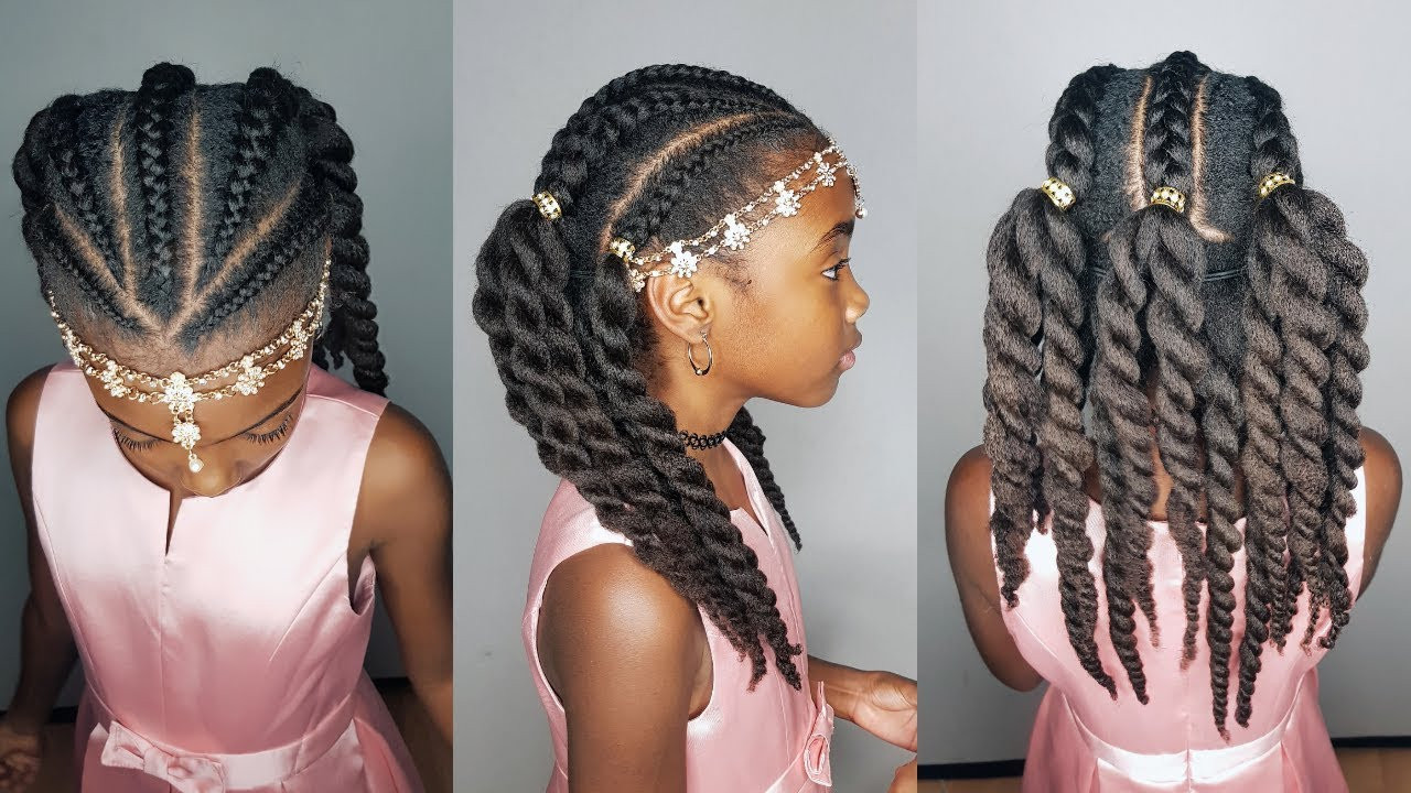 Twisties Hairstyles For Girls
 Cornrows & Twists with Curls Hairstyles for Girls