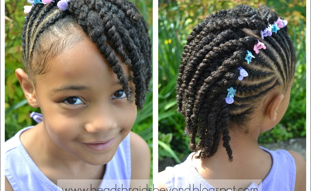 Twisties Hairstyles For Girls
 Side Cornrows with Two Strand Twists