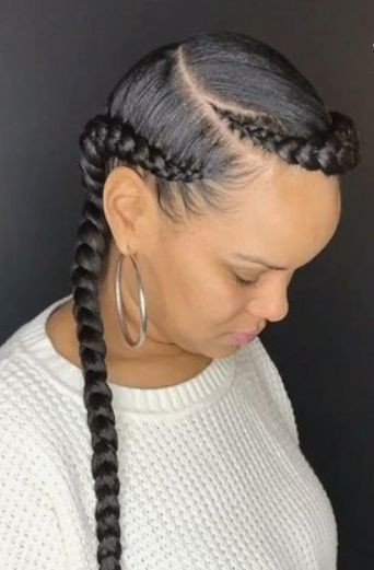 Two Braids Hairstyle
 Stunning Braid Hairstyles With Weave
