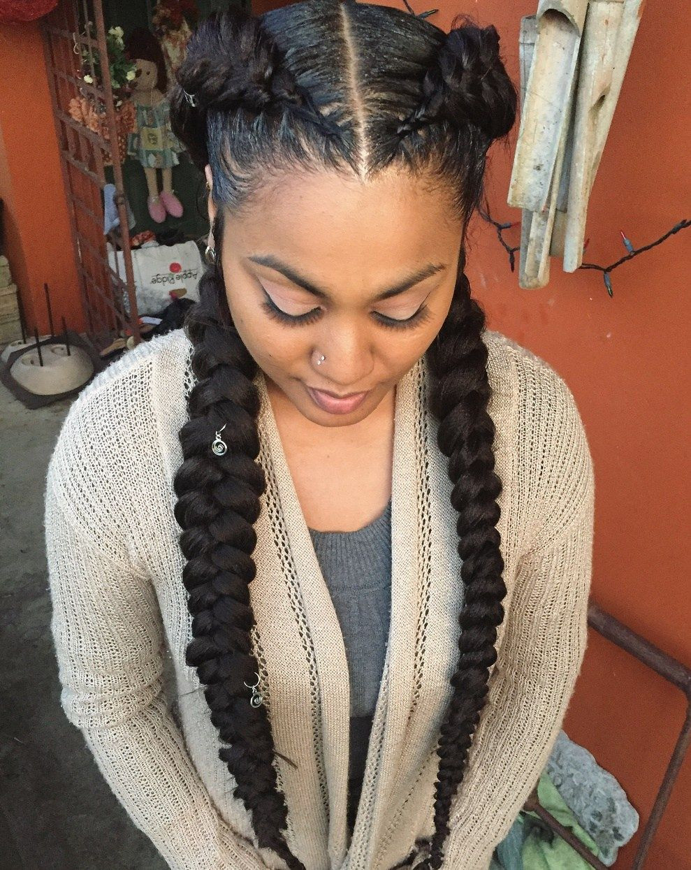 Two Braids Hairstyle
 60 Easy and Showy Protective Hairstyles for Natural Hair