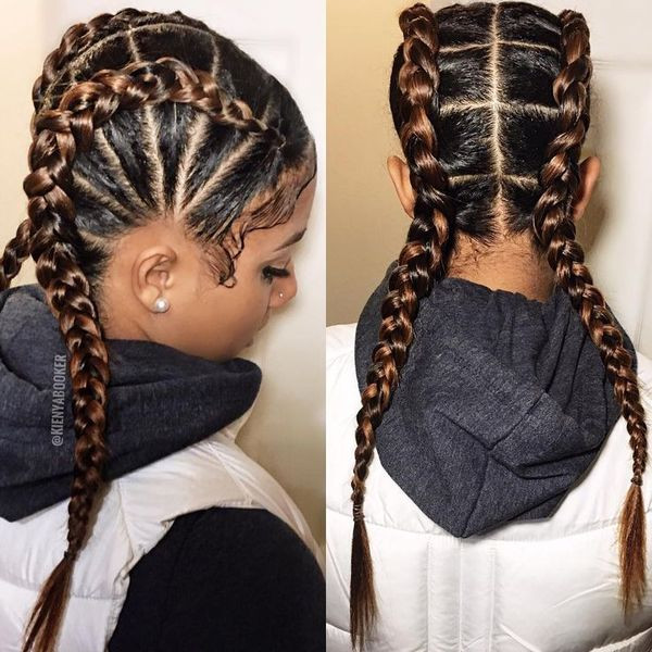 Two Braids Hairstyle
 Two Braids Hairstyles