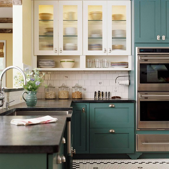 Two Colored Kitchen Cabinets
 10 Kitchen Trends Here to Stay
