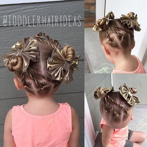 Two Little Girls Hairstyles
 20 Super Sweet Baby Girl Hairstyles