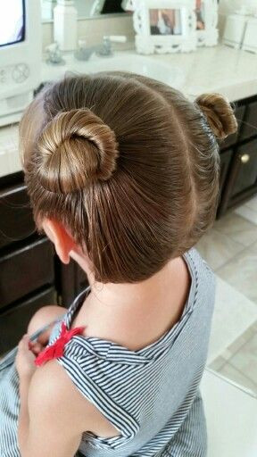 Two Little Girls Hairstyles
 Toddler Hair two buns