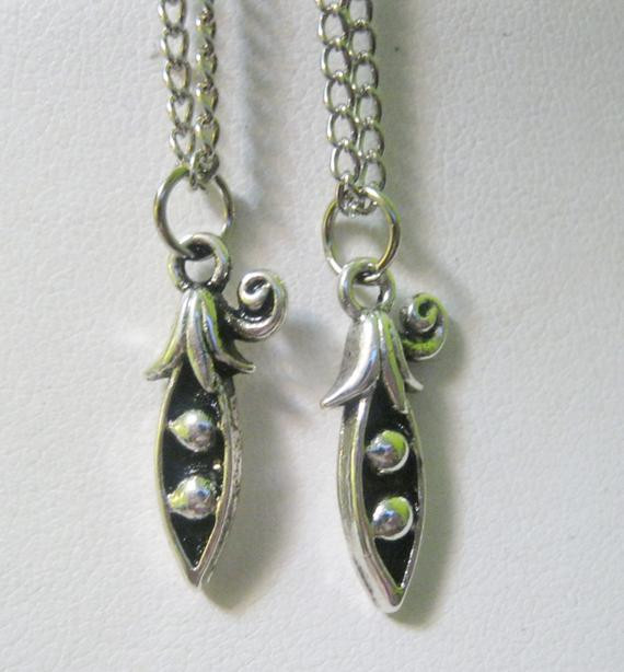 Two Peas In A Pod Necklace
 Two peas in a pod necklace 2pc set FREE SHIPPING by