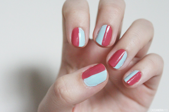 Two Tone Nail Art
 Two Tone Nail Designs You Would Love To Try