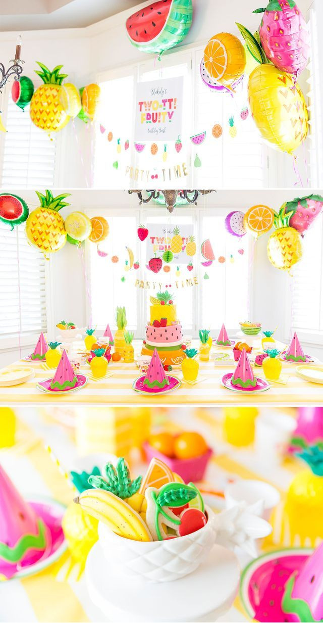 Two Years Old Birthday Party Ideas
 Two tti Fruity Birthday Party Blakely Turns 2
