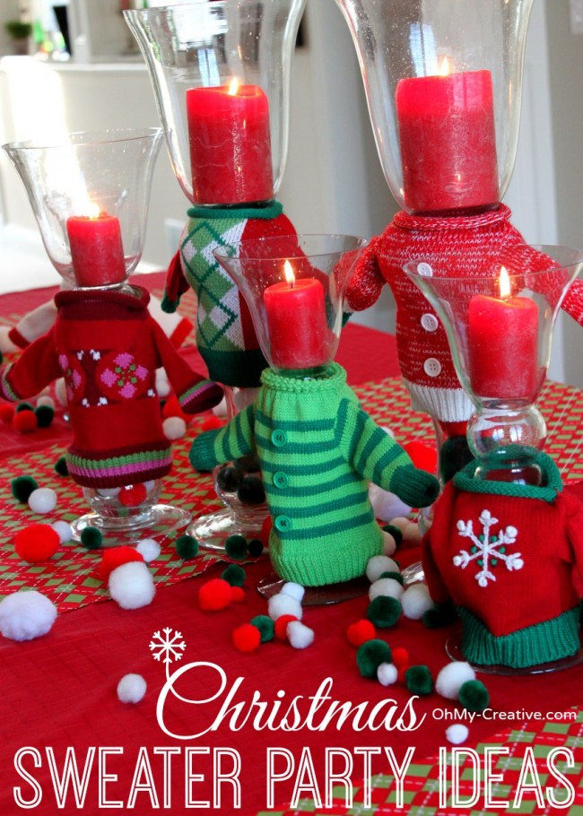 Ugly Christmas Party Ideas
 50 Ugly Christmas Sweater Party Ideas Oh My Creative