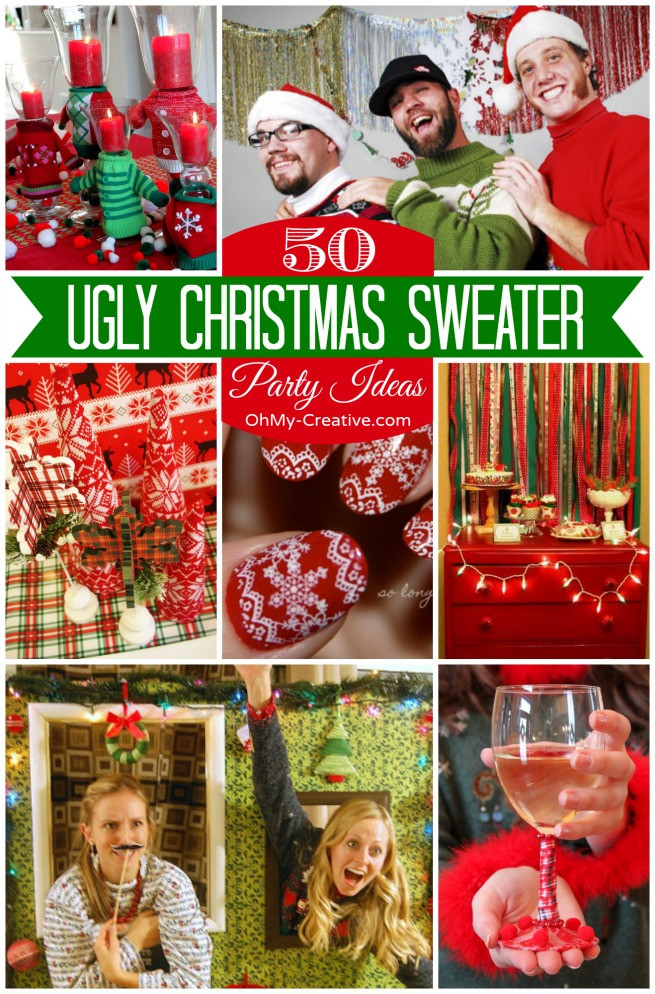 Ugly Christmas Party Ideas
 15 Do It Yourself Ugly Christmas Sweaters Oh My Creative