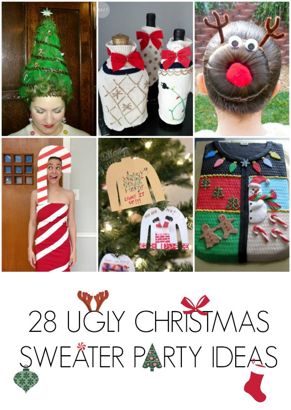 Ugly Christmas Sweater Party Decoration Ideas
 28 Ugly christmas sweater party ideas C R A F T