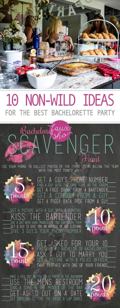 Ultimate Bachelorette Party Ideas
 10 “Non Wild” Ideas for the Best Bachelorette Party