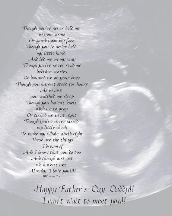 Unborn Baby Quotes For Daddy
 Items similar to Expecting Father Mother Personalized 8x10