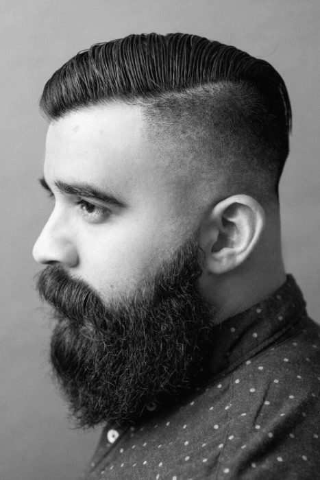 Undercut Hairstyle With Beard
 Undercut With Beard Haircut For Men 40 Manly Hairstyles