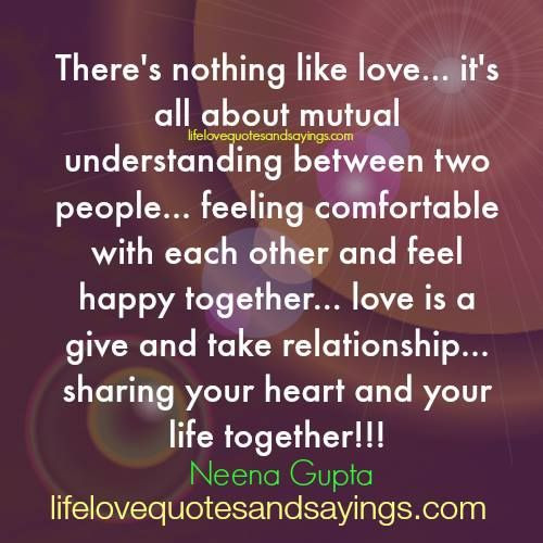 Understanding Quotes About Relationships
 Mutual Understanding Relationship Quotes QuotesGram