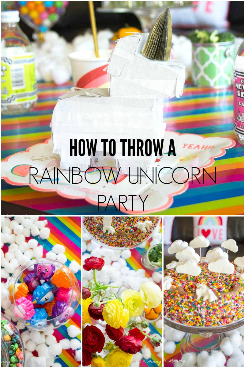 Unicorn And Rainbow Birthday Party Ideas
 Fiesta Friday Rainbow Unicorn Party Revel and Glitter