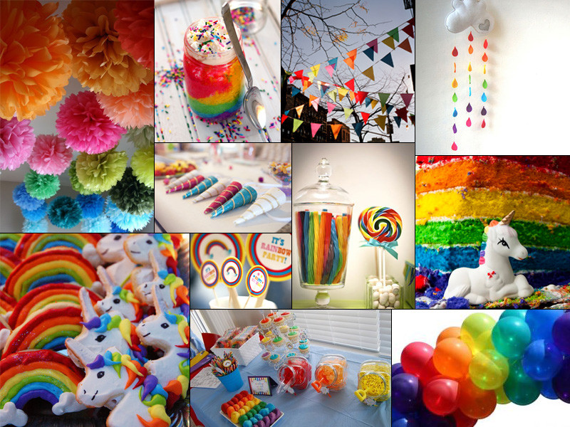 Unicorn And Rainbow Party Ideas
 Inspiration Boards