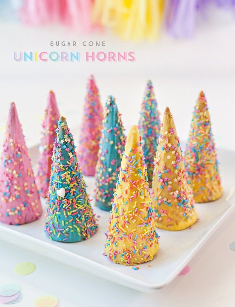 Unicorn Birthday Party Food Ideas Pintrest
 Idea Decoración de cumpleaños de Unicornios