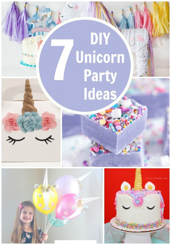 Unicorn Birthday Party Supplies
 7 DIY Unicorn Party Ideas – Party Ideas