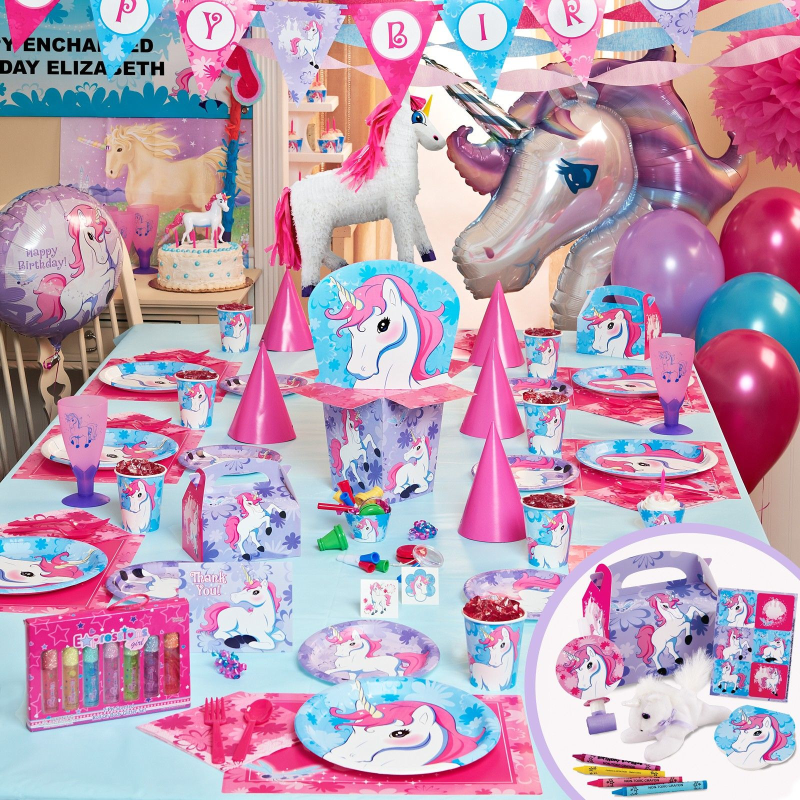 Unicorn Birthday Party Supplies
 Enchanted Unicorn Party Packs Jenny This IS PERFECT