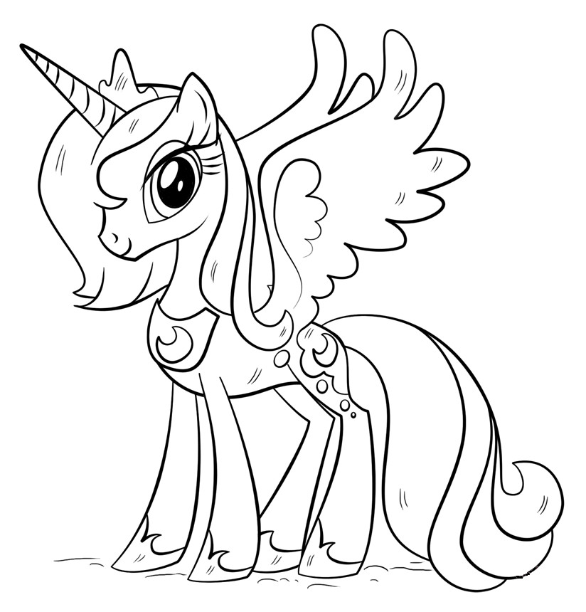 Unicorn Coloring Pages For Girls
 48 Adorable Unicorn Coloring Pages for Girls and Adults