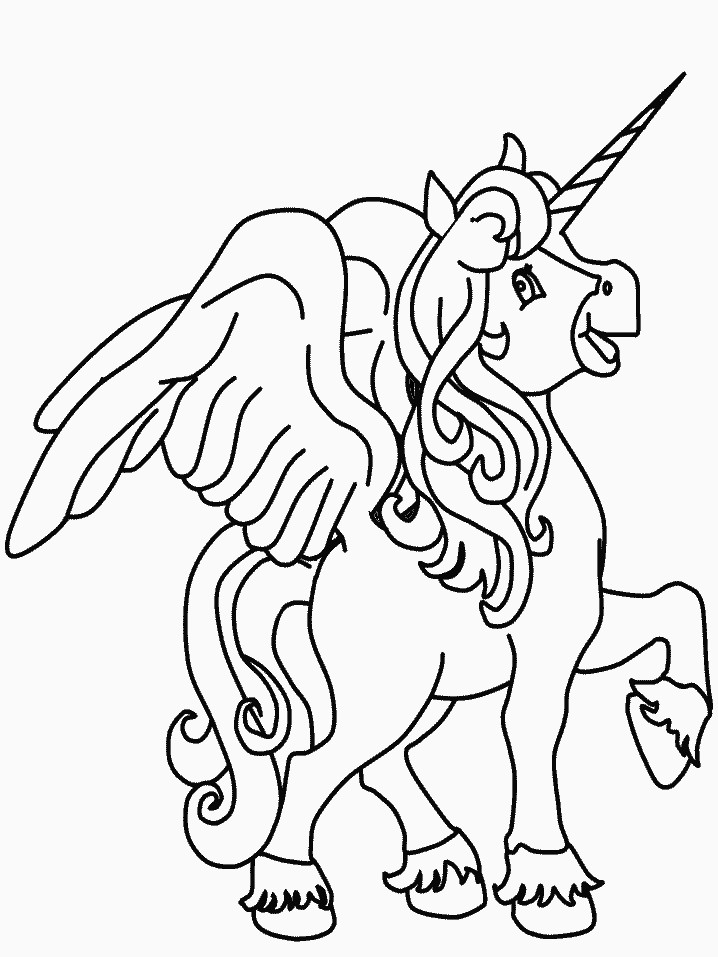 Unicorn Coloring Pages Printable
 Free Printable Unicorn Coloring Pages For Kids