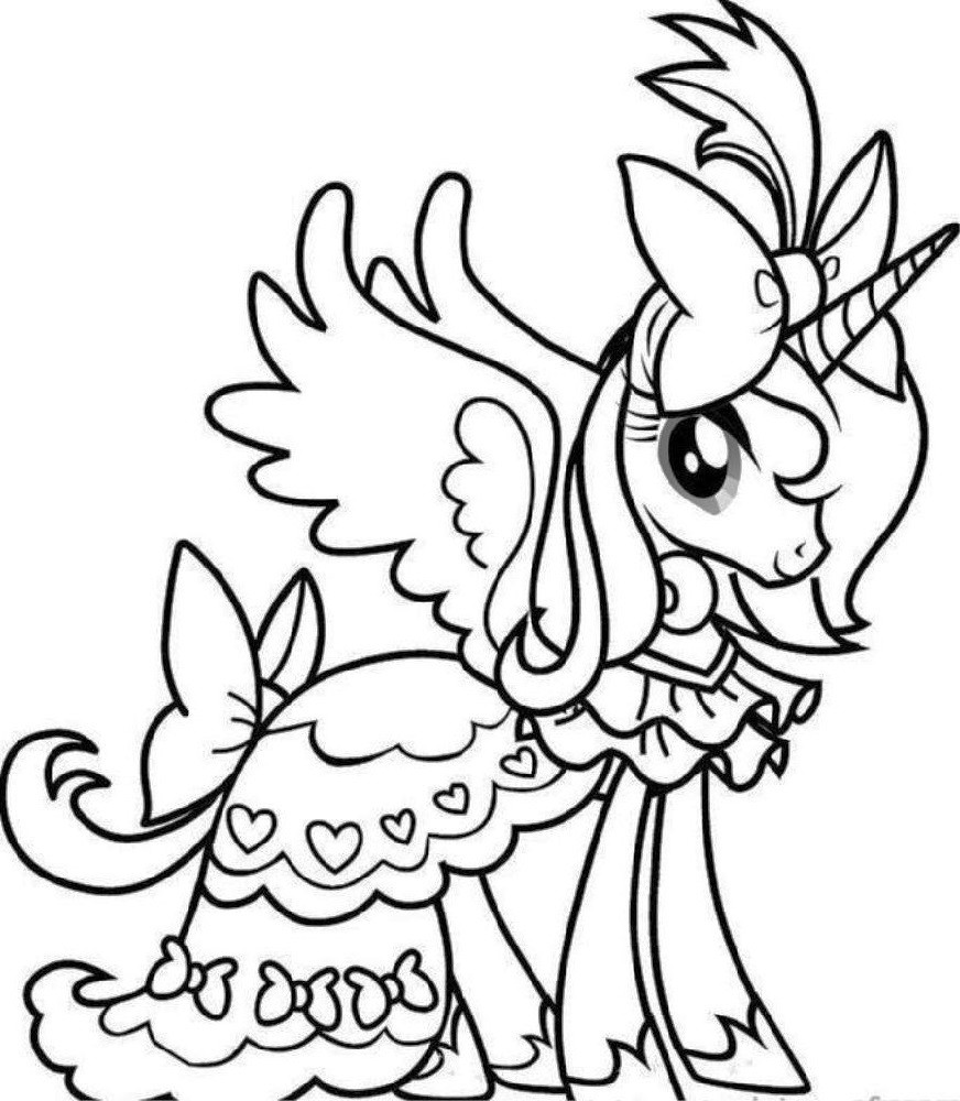 Unicorn Coloring Pages Printable
 Unicorn Color Pages for Kids