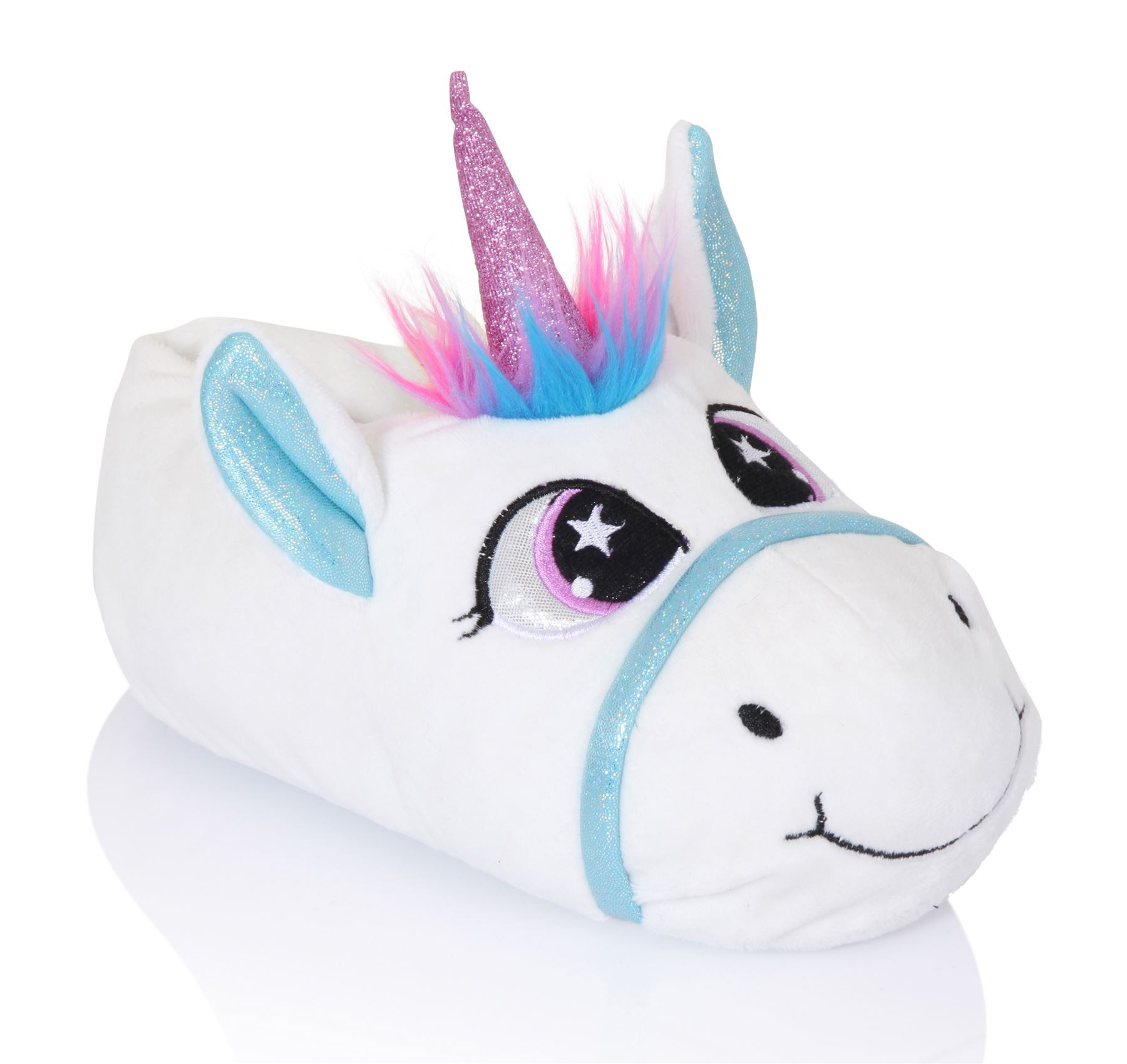 Unicorn Gifts For Kids
 Kids Boys Girls Novelty Fun Plush Slippers Dog Unicorn
