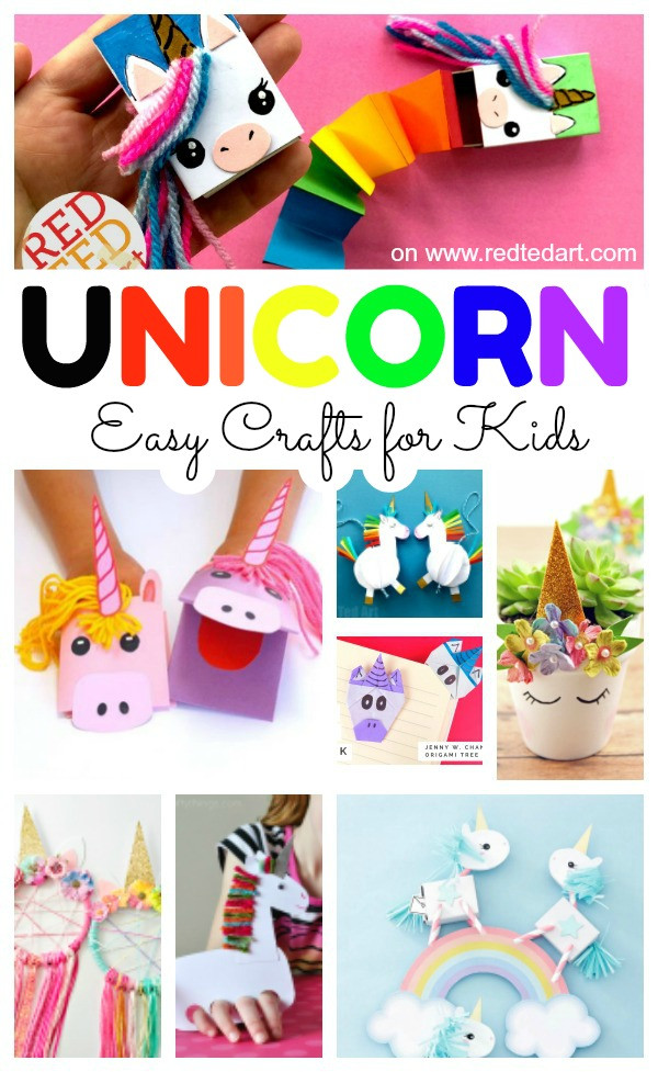 Unicorn Gifts For Kids
 Easy Unicorn Crafts Red Ted Art