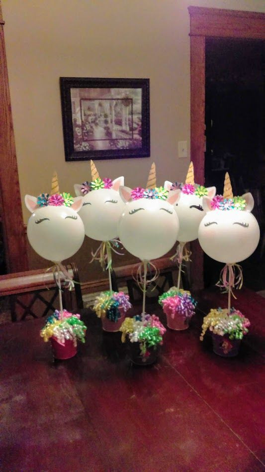Unicorn Party Centerpiece Ideas
 Pin by S Mcclymont on Birthday unicorn