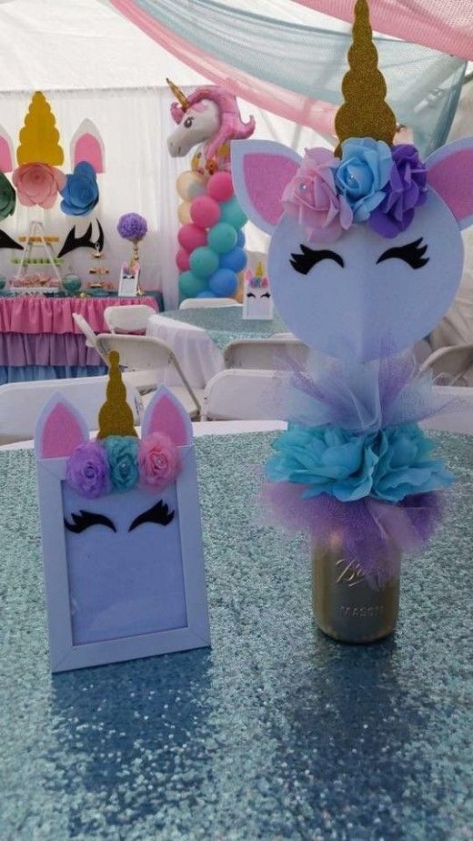 Unicorn Party Centerpiece Ideas
 DIY Unicorn Projects Baby Shower